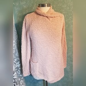 NWT Bobeau Chunky Cardigan~Sz S~Dusty Rose Pink